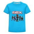 thumbnail image 1 of Playera Infantil de Roblox para Niño, Camiseta de Algodón con Personajes del Juego, Estilo Gamer Casual, Verano, Manga Corta, Ropa Cómoda para Regalo de Cumpleaños, 1 of 3