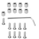 thumbnail image 5 of Kit de soporte de tornillos para cama calefactada juego de tornillos práctico y duradero para placa de ejes Y Mk3 llave espaciadora M3 para cama calefactada ANGGREK Otros, 5 of 8