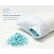 thumbnail image 3 of Almohada Luuna Ajustable Firme, 4 Pack, Tamaño Estándar 88x46 cm, Memory Foam, Funda Lavable blanco Estándar, 3 of 6