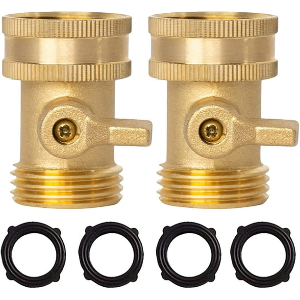 Brass Garden Hose Shut Off Valve Heavy Duty 3/4 Inch Solid Brass Garden Hose Shut Off Valve with