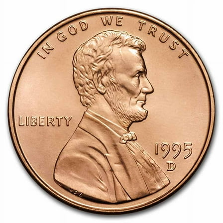 1995-D Lincoln Cent BU (Red)
