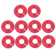 thumbnail image 3 of RENACLIPY 10 Pcs Cercles d'Exposition en Plastique Rouges pour Tailles de Vêtements pour Centre Commercial et Maison, 3 of 3