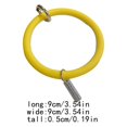 thumbnail image 2 of Sidaley Cadena para teléfono móvil para hombres y mujeres, resistente al agua, Color sólido, Universal, Flexible, anillo antipérdida, cordón de Teléfono y Comunicación Amarillo claro, 2 of 6