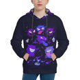 thumbnail image 5 of Gengar Hoodies Pullover For Boys Girls 3d Printed Hooded Sweatshirt Long Sleeves X-Large, 5 of 7
