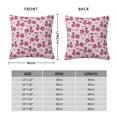 thumbnail image 2 of Pofeuu Bike with Donut Wheels Print Double-sided plush pillowcase Square Throw Pillow Covers Pillows Cover for Living Room Bedroom Sofa Couch Cushion Cover（No pillow core）-22"x22", 2 of 7