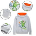 thumbnail image 7 of Esaierr Kids Toddler Spring Fall Hoodie Sweatshirts for Boys Girls，Baby Pullover Hooded Sweatsuit Dinosaur Printed Little Kid Long Sleeve Pullover Top for 2T-12T, 7 of 7