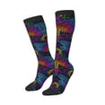 thumbnail image 2 of Bingfone Compression Socks For Women And Men Long Socks For Running Athletic Cycling Nurse-Indian Mandalas Dragonfly, 2 of 9
