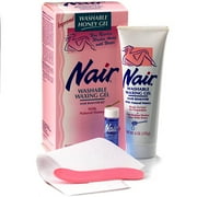 Carter Wallace Nair Washable Waxing Gel Hair Remover Kit, 1 ea