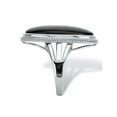 thumbnail image 2 of PalmBeach Jewelry Genuine Black Onyx Oval Cabochon Ring in Sterling Silver, 2 of 5