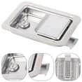 thumbnail image 3 of Paddle Door Lock,Flush Mount Paddle Door Door Paddle Handle Flush Door Latch Best in Class, 3 of 5