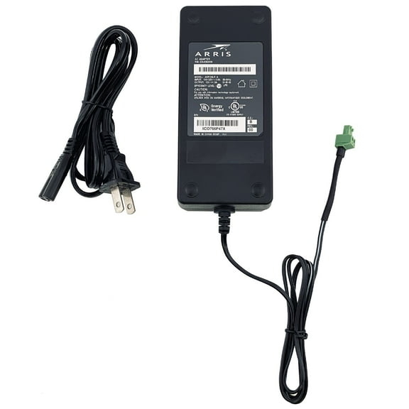 Arris APD-36LR 12V 36W Power Adapter w/ Power Cord Genuine Black