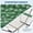 Green banana leaf color, variant on 2 Person Quilted Double Hammock with Stand – Heavy Duty Cotton Rope, 450 lbs Capacity, Padded Swing Bed with Pillow & PP Cotton Pad – Green Banana Leaf Color
