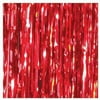 Shindigz Foil Fringe Door Curtain, Red Party Streamers