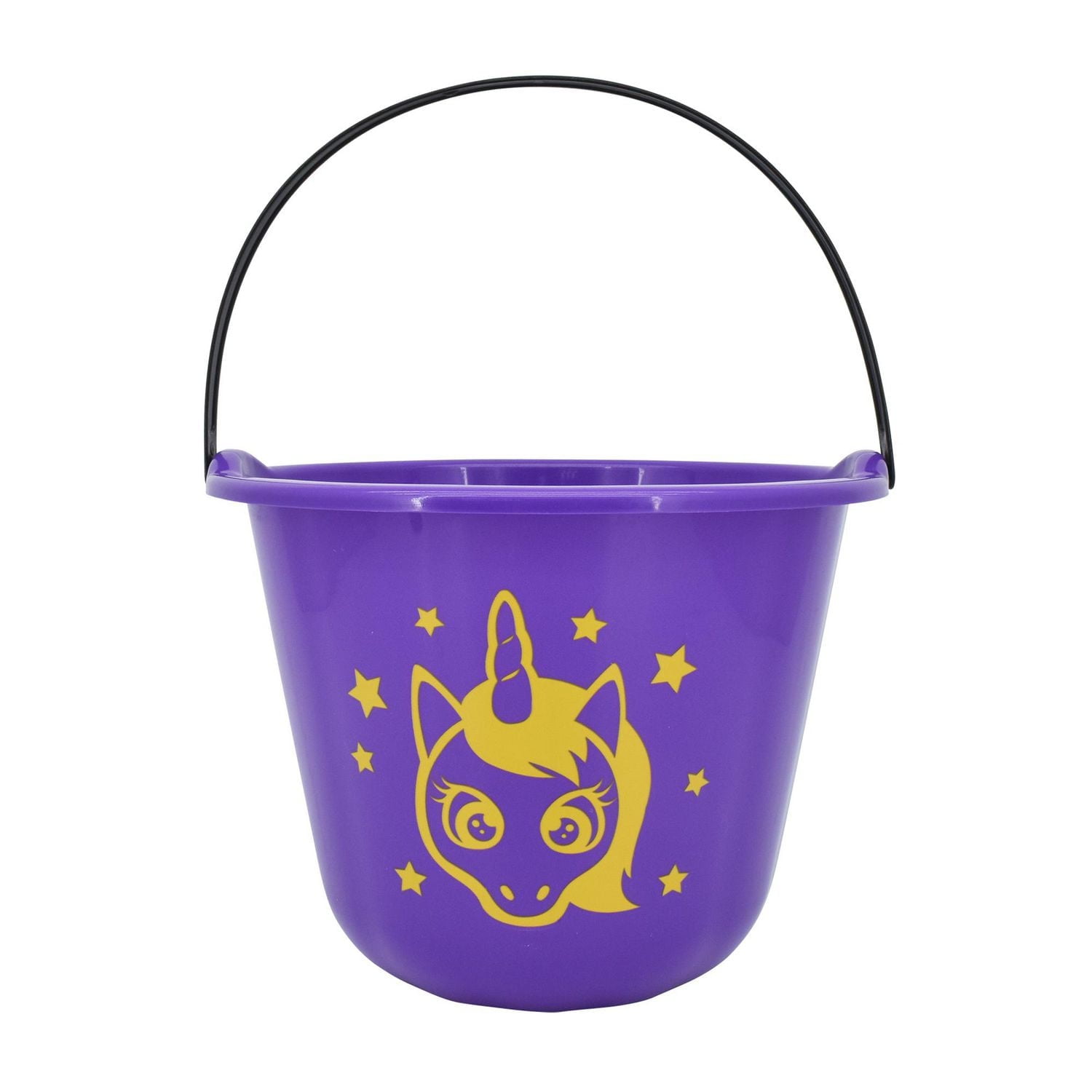 Halloween purple treat bucket