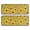 Sunflower and Leopard Yellow Pattern, variant on Sunflower and Daisy Black Pattern Anti Fatigue Kitchen Rugs Set Of 2, Non Slip Washable Decorative Floor Mats for Sink Laundry and Home Use, 17"x47"