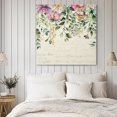 thumbnail image 4 of Eucalyptus Wall Art Painting on Canvas, Sage Green Botanical Leaf Pink Flower Farm Canvas Art Home Prints Wall Art Framed Modern Artwork for Living Room Bedroom Wall Decor 20x20in, 4 of 9