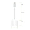 thumbnail image 2 of Dual Type-C (USB-C) to 3.5mm Headphone Jack Audio Converter and Charger Adapter Dongle Cable Compatible with T-Mobile REVVL V, 2 of 7
