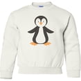 thumbnail image 2 of Inktastic Penguin Youth Sweatshirt, 2 of 4
