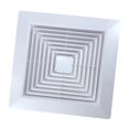 thumbnail image 4 of deevoka Bathroom Exhaust Fan Cover Square Air Diffuser with Spring Clip Easy Installation Air Conditioner Air Outlet for Office Hotel 24.5cm, 4 of 9