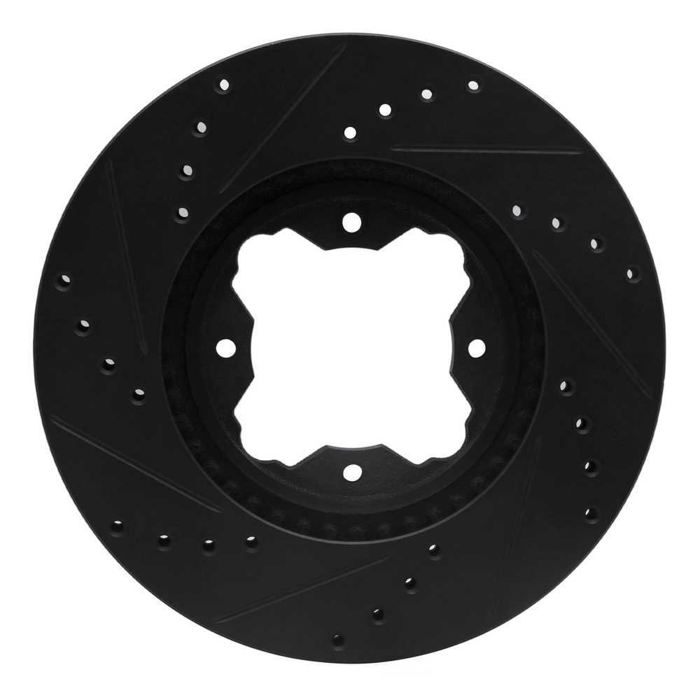 Dynamic Friction Company 633-59020R DFC Brake Rotor - Drilled And Slotted - Black