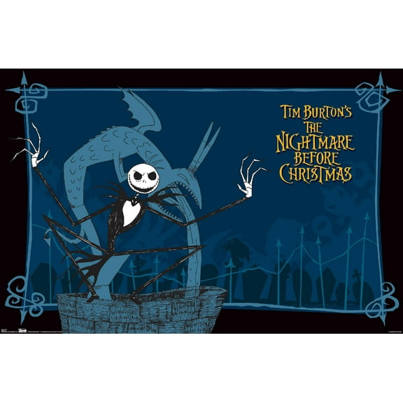 Disney Tim Burton's The Nightmare Before Christmas - Well Wall Poster, 22.375" x 34"