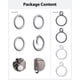 thumbnail image 4 of Llavero Stouchi Air-Tag Holder, paquete de 4 unidades, acero inoxidable delgado, 4 of 7
