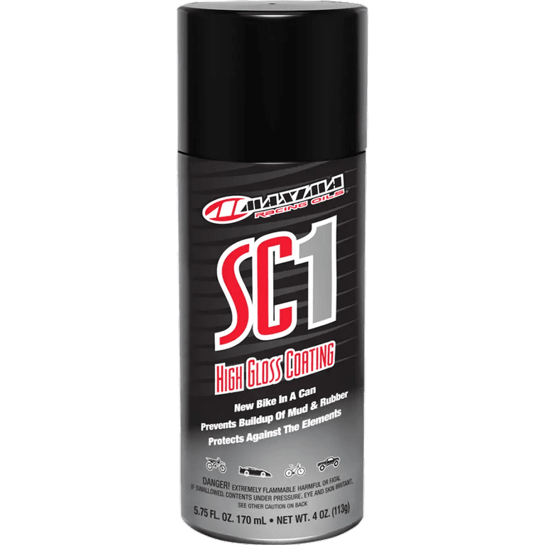 値下　SC1BK35、SC1MB35、SC1C35、SC1M35、SC1Y35 Maxima Racing Oils SC1 Clear Coat, 4 fl oz Aerosol, High Gloss