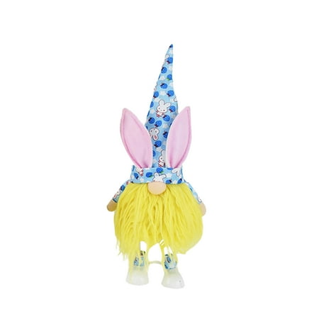 

WIQUOKETT Fall Decor Illuminate Your Easter with This Charming No Face Doll Decoration for Your Tabletop Fall Decorations for Home