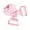 Basic Puller Pink, variant on XHJRI 6-Tube Resistance Bands with Handles & Foot Pedals, Adjustable Tension Fitness Equipment for Full-Body Workout, Legs Arms Abs Training.