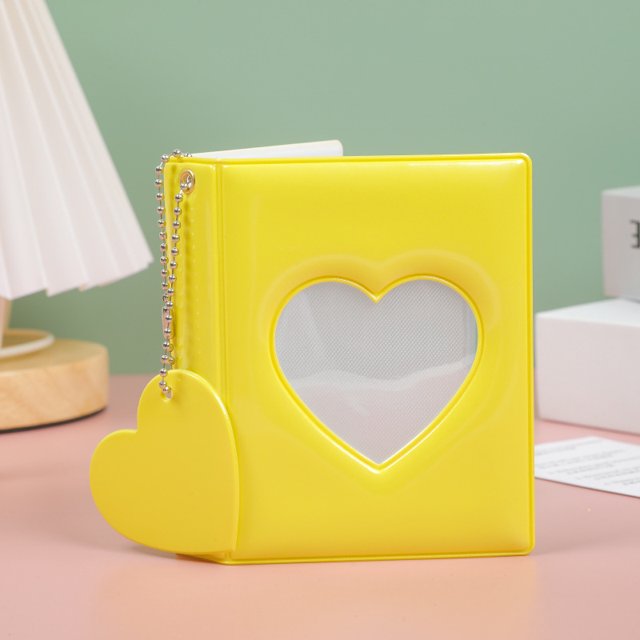 1pc 3 Pulgadas Portatarjetas De Fotografía De Color Sólido, Álbum De Fotos De Carpeta Kpop De Corea, Álbum De 32 Bolsillos Para Coleccionar Estrellas Idol E Instax Chasing Book