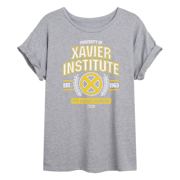 Marvel X-Men - Property Of Xavier Institute - Women's Oversized Graphic T-Shirt