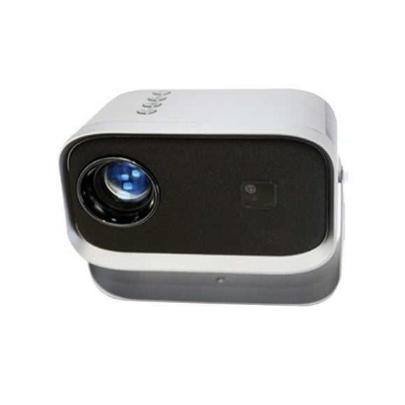 Mistaha Compact Android Mini Projector with 720P Physical Resolution, 360° Rotation, 150" Screen Size, 150 ANSI Brightness, LED Light Source, BT 4.0, 1+8G Memory, Infrared Remote Control - K6 US Plug