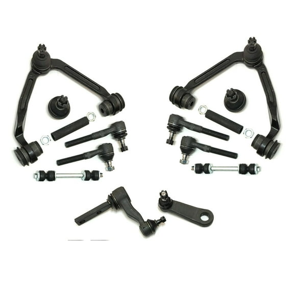 20 Pcs Complete Front Suspension and Steering Kit Front Upper Control Arms, Sway Bar End Link,Front Lower Ball Joints, Front Inner & Outer Tie Rod Ends, Idler Arm (With 2.5" Bolt Pattern) for 4WD Only