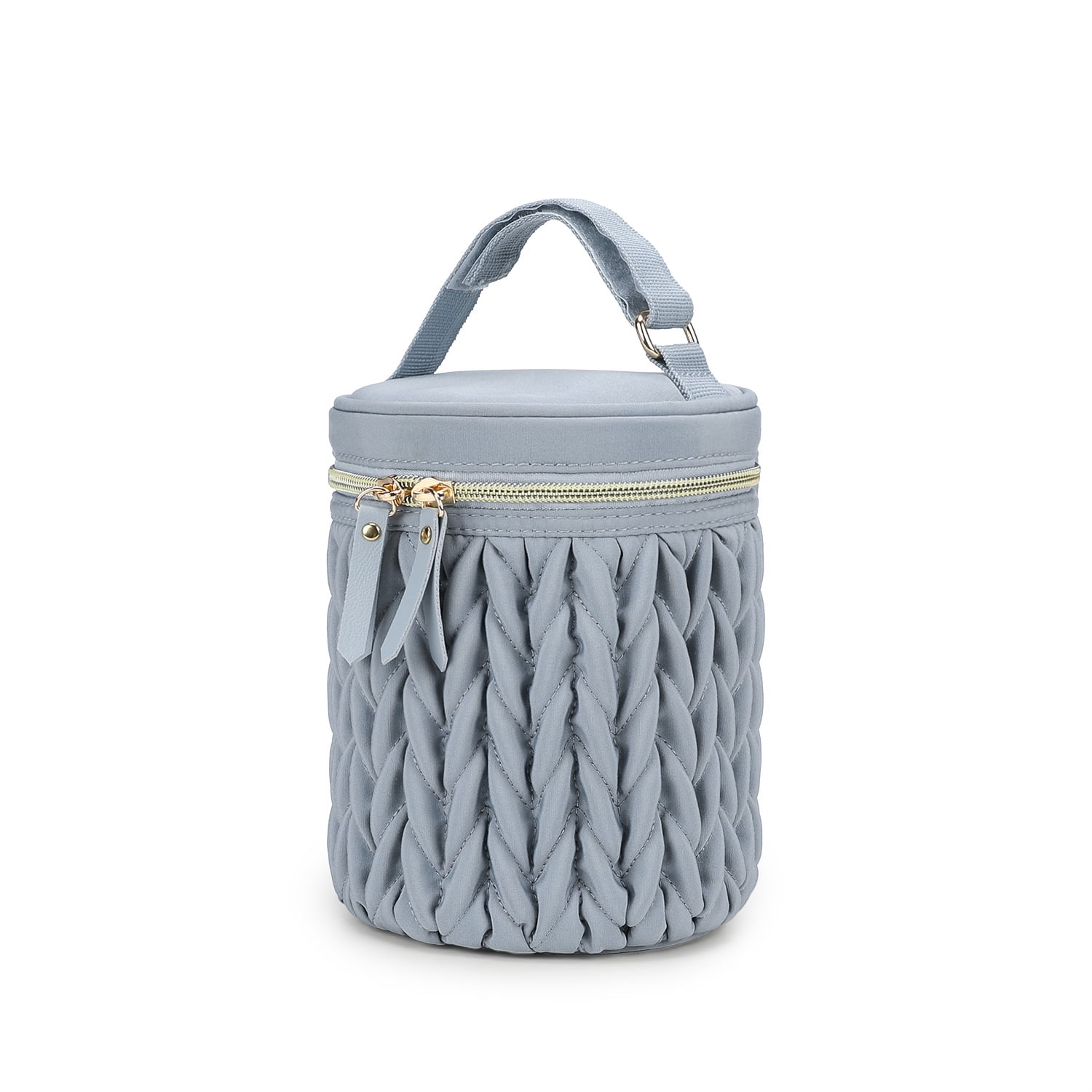 Insulated Baby Bottle Bag, 5.5"×7.48" Breastmilk Cooler Bag with Food-Grade PEVA Lining, Waterproof 300D Polyester Milk Bottle Tote for Nursing Mom, Multi-Use Insulated Lunch Bag for Work/Picnic/Camp