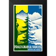 thumbnail image 2 of Vintage Apple Collection 10x14 Black Modern Framed Museum Art Print Titled - Pralognan Ski, 2 of 5