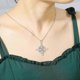 thumbnail image 4 of Witches Knot Necklace-Celtic Good Luck Jewelry Stainless Steel Wiccan Clavicle, 4 of 5
