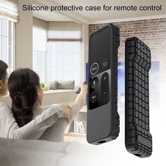 Xinyolin Protective Case Soft Silicone Shockproof Remote Control Sleeve Cover Protector for Apple TV 4K 2021