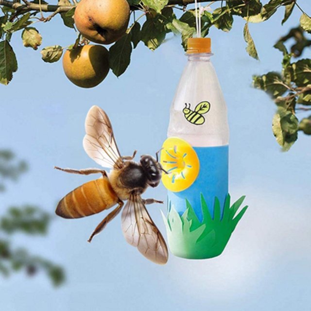 Trampas Para Avispas 5 uds trampa de jardín portátil reutilizable para suministros de jardín al aire libre
