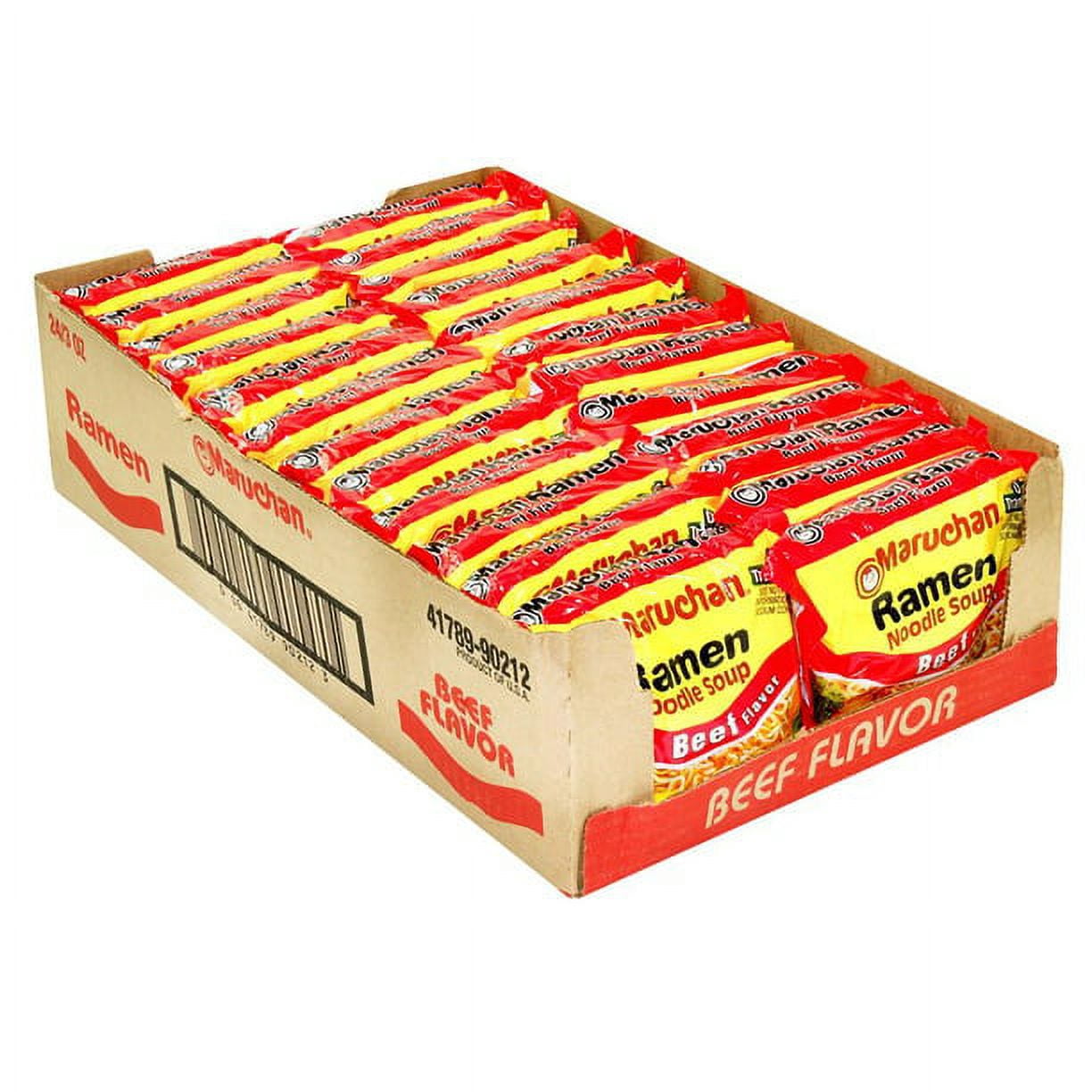 Maruchan Ramen Beef, 3 Ounce (Pack of 24)