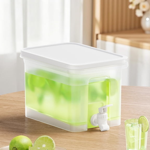 4L Drink Dispenser,Igloo Water Jug,Lemonade Dispenser,Beverage Dispenser,Drink Dispenser For Fridge With Spigot Water Dispenser Leak Proof Lids,Beverage Juice Container
