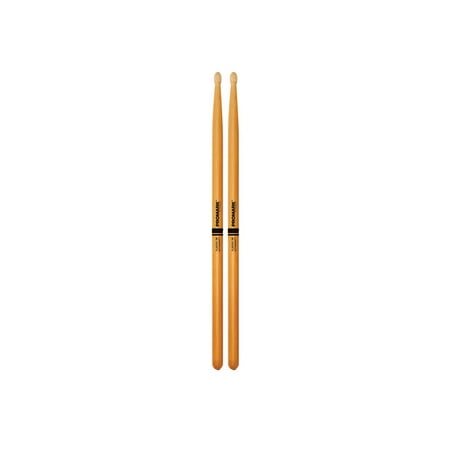 Promark Active Grip Clear Classic 5B Hickory Wood Tip Drumsticks