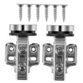 thumbnail image 4 of GETAJGHSD 2pcs Square Cabinet Hinges Hinge CRS Full Cover Anti Rust Furniture Assembly, 4 of 8