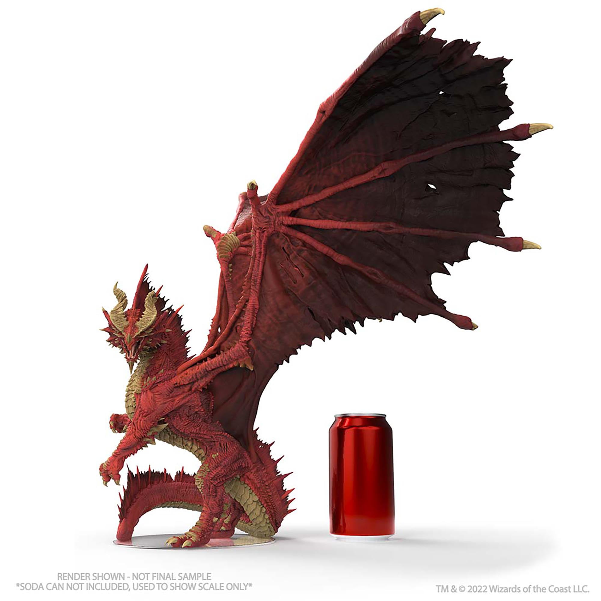 Spole tilbage Hård ring Flad D&D Icons of the Realms: Balagos, Ancient Red Dragon - 18 " Tall Dungeons &  Dragons Figure - Walmart.com