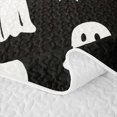thumbnail image 5 of Erosebridal Cartoon Jack O Lantern Quilt Full, Spooky Skull Spider Web Full Bedspread Sets for Boys Girls, Black Orange White, 3pcs 1 Coverlet and 2 Pillowcases, 5 of 7