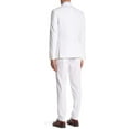 thumbnail image 3 of Adam Baker Men's S-40303 Slim Fit Single Breasted Notch Lapel 2-Piece Suit Set - White - 42R, 3 of 3