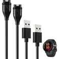 thumbnail image 1 of ccwonima [2 Pack] for Garmin Bounce 2 SmartWatch Charger, Magnetic Replacement USB Charging Cable Compatible with Garmin Bounce2 Smart Watch Accessories.(Black), 1 of 1