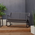 thumbnail image 5 of Real Flame Calvin Aluminum Patio Rocker Bench in Black, 5 of 5