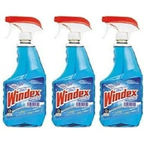 Windex Powerized Glass Cleaner with Ammonia-d, 32 Oz. Trigger Spray Bottle(Pack of 3)