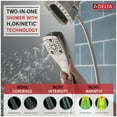 thumbnail image 6 of Delta 58474 In2ition 1.75 GPM Multi Function 2-In-1 In2ition Shower Head And Hand Shower -, 6 of 7