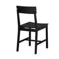 Mainstays Wood Dining Chair 4 Pack, Black Color, Wood Seat Pad, Include